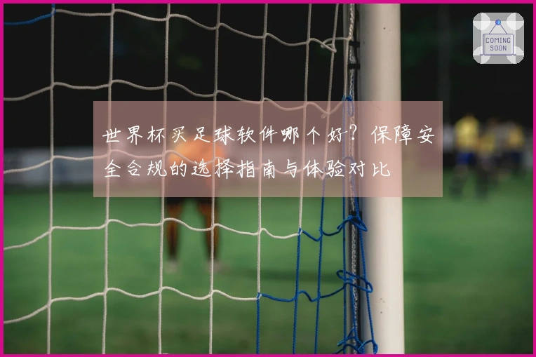 世界杯买足球软件哪个好？保障安全合规的选择指南与体验对比